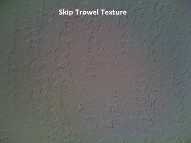Picture of skip trowel texture