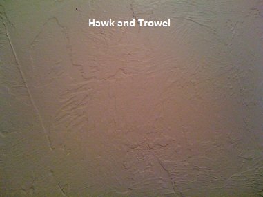 hawk and trowel drywall texture